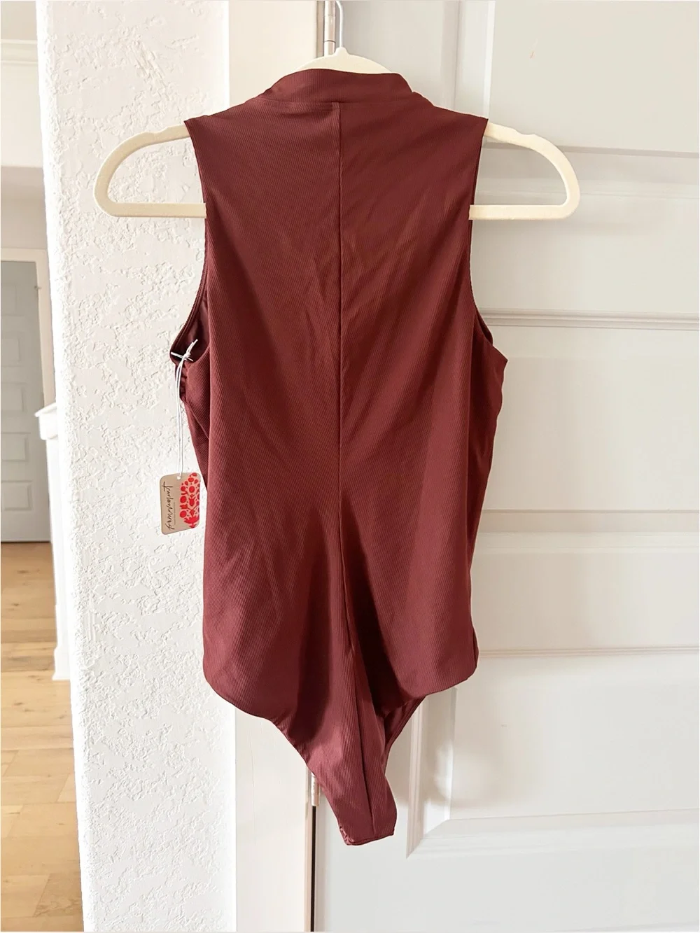 NWT Free People Abysse Cooper One Piece Swimsuit Cocoa Brown